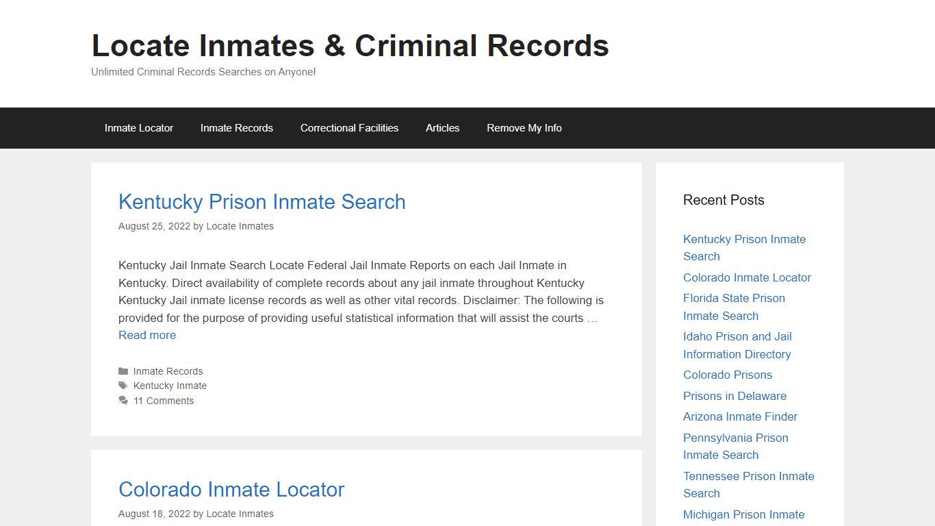 Florida State Prison Inmate Search – Locate Inmates & Criminal Records